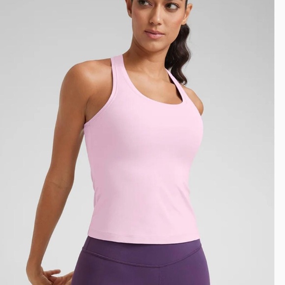 CRZ YOGA Women's Pink Tank Top - Picture 1 of 6